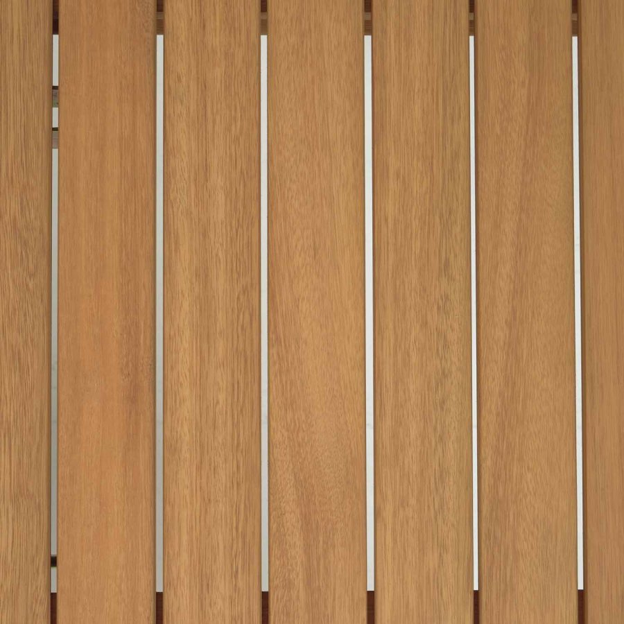 KAVE HOME Hanzel havebord, m. udtrk - natur eukalyptustr (183(240)x100)