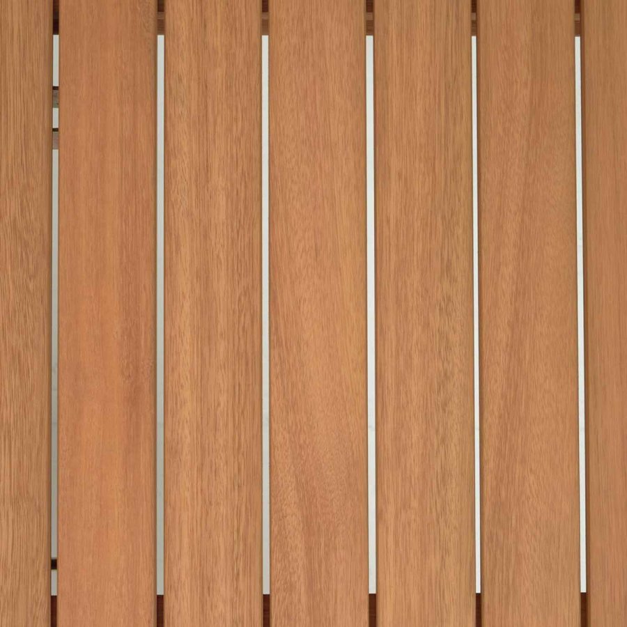 KAVE HOME Hanzel havebord, m. udtrk - natur eukalyptustr (183(240)x100)