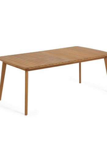 KAVE HOME Hanzel havebord, m. udtrk - natur eukalyptustr (183(240)x100)