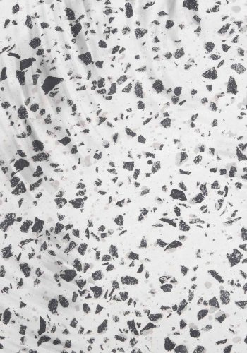 KAVE HOME rund Jenell havebord - hvid terrazzo cement (52)
