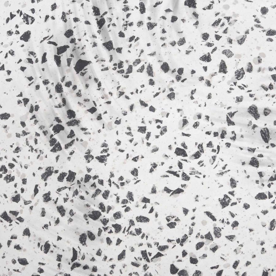 KAVE HOME rund Jenell havebord - hvid terrazzo cement (52)