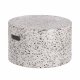 KAVE HOME rund Jenell havebord - hvid terrazzo cement (52)