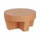 KAVE HOME Vilena havebord, rund - terracotta (60)