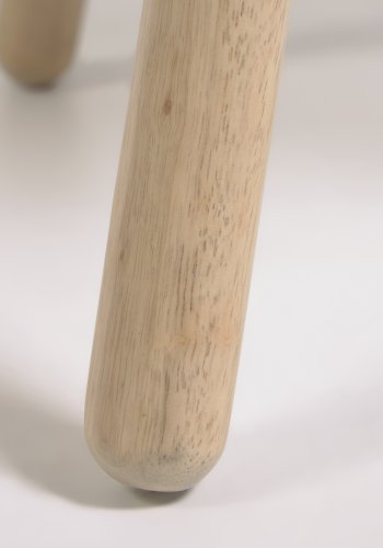 KAVE HOME Dilcia brnebord, rund - natur gummitr (55)