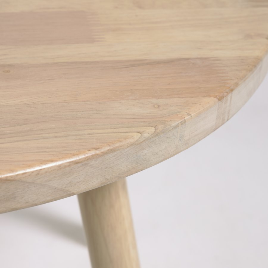 KAVE HOME Dilcia brnebord, rund - natur gummitr (55)