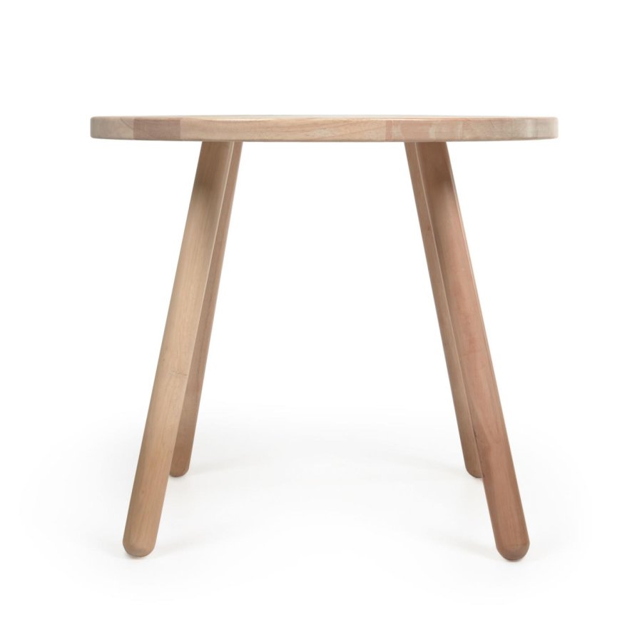 KAVE HOME Dilcia brnebord, rund - natur gummitr (55)