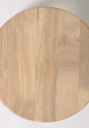 KAVE HOME Dilcia brnetaburet, rund - natur gummitr (H:31)