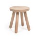 KAVE HOME Dilcia brnetaburet, rund - natur gummitr (H:31)