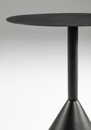 KAVE HOME Yinan sidebord, rund - sort jern (48)