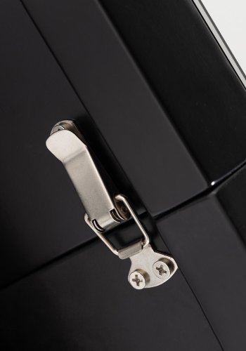 KAVE HOME Vashti spisebord, m. butterflybordplade - klar glas og sort stl (120)