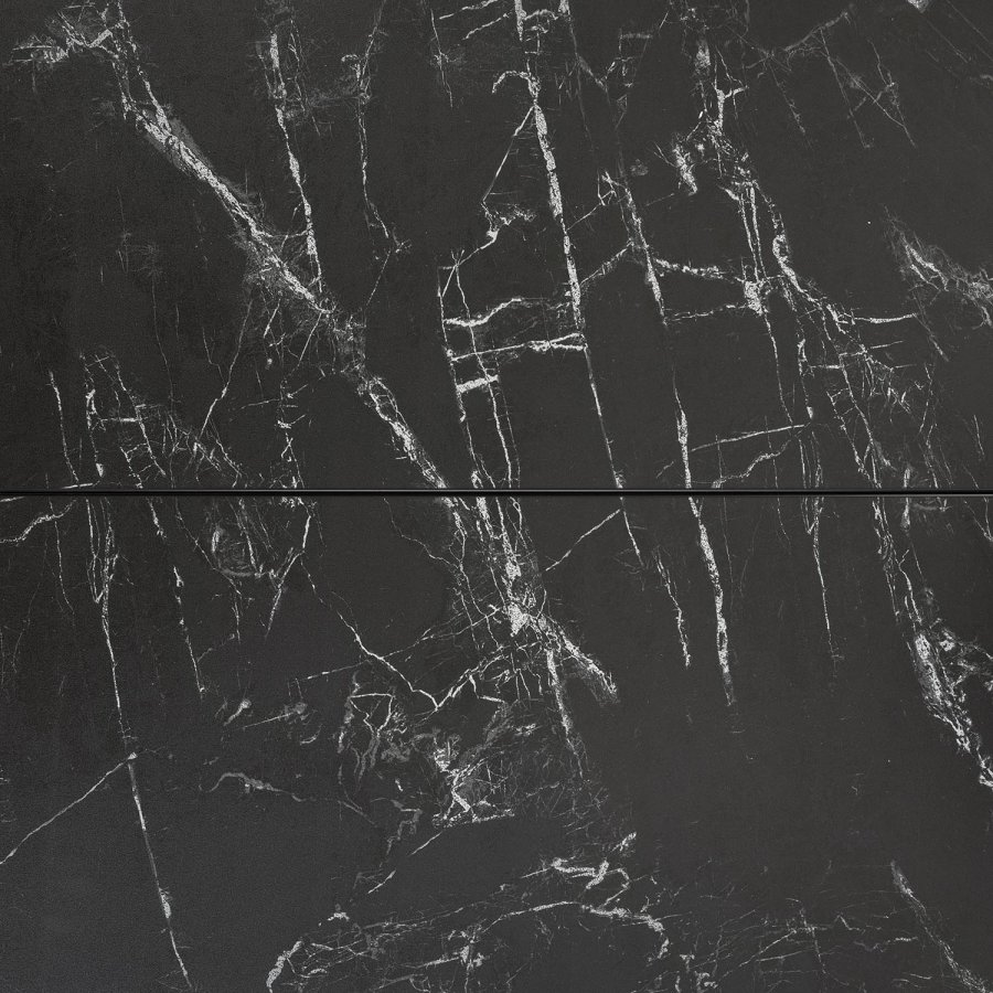 KAVE HOME Vashti spisebord, m. butterflybordplade - glas og gr porceln samt sort stl (120(160) 