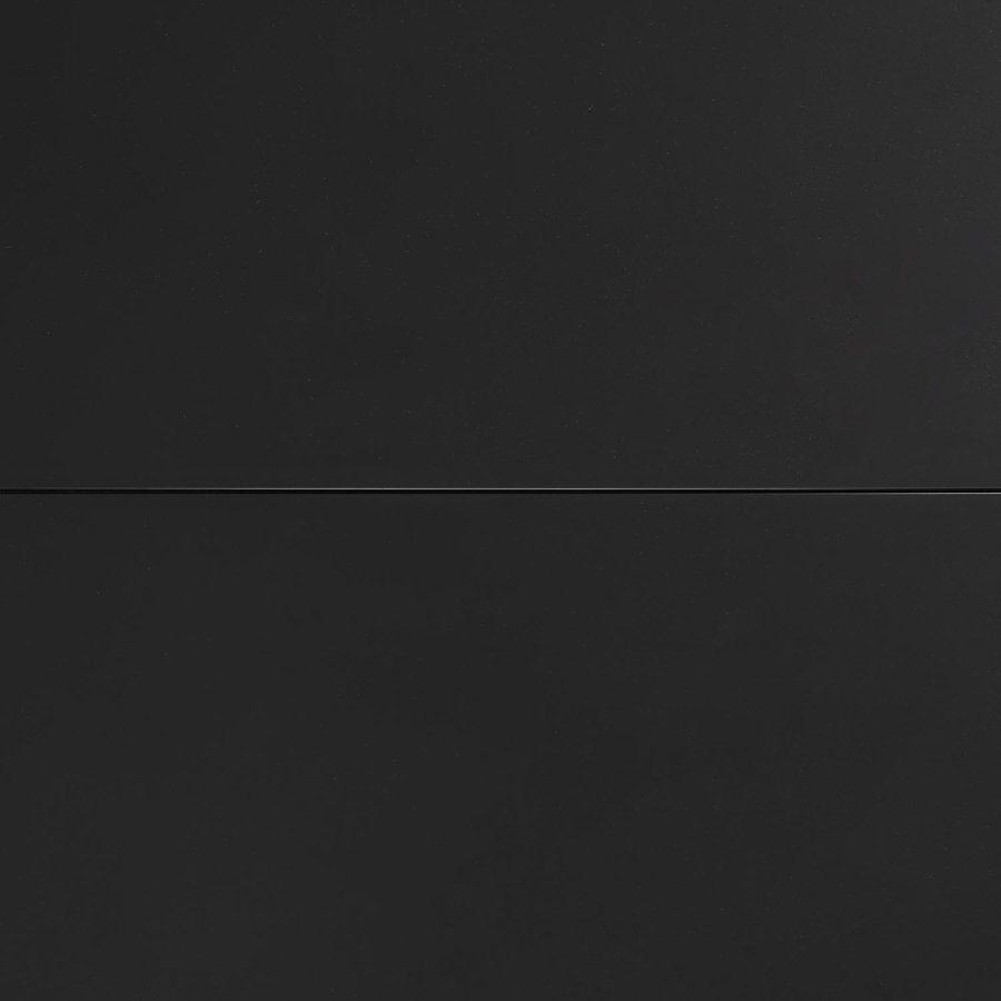 KAVE HOME Theone spisebord, m. butterflybordplade - klar glas og sort stl (160(210)x90)