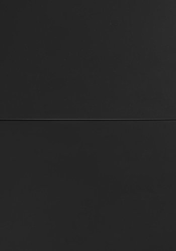 KAVE HOME Atminda spisebord, m. udtrk - klart glas og sort stl (160(210)x90) 