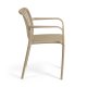 KAVE HOME Isabellini havestol, m. armln - beige polypropylen