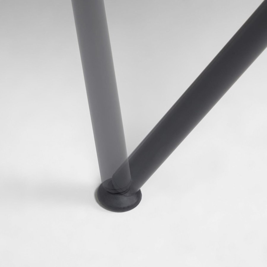 KAVE HOME Surpika havestol, m. armln og hynde - sort plast