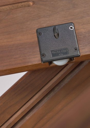 KAVE HOME Carolin sknk, m. 2 skydelger og 1 skuffe - brun valnddefiner og valnddetr (180x83.8)