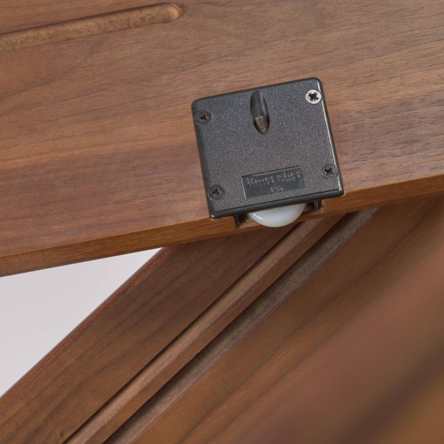 KAVE HOME Carolin sknk, m. 2 skydelger og 1 skuffe - brun valnddefiner og valnddetr (180x83.8)