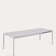 KAVE HOME Zaltana udtrkkeligt udendrsbord lavet af aluminium i en lysegr finish, 180 (240) x 100