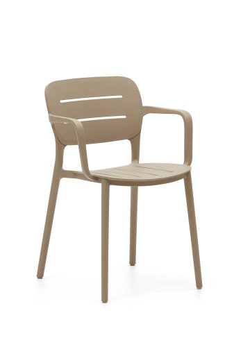 KAVE HOME Morella havestol, m. armln - beige plast