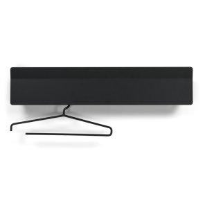 TORNA DESIGN Chaperone 80 knagerkke, m. 8 knager - sort stl (B:77)