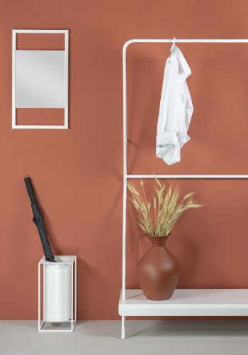 TORNA DESIGN James tjstativ, m. hylde - hvid stl (B:91,5)