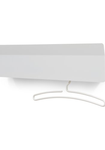 TORNA DESIGN Chaperone 80 knagerkke, m. 8 knager - hvid stl (B:77)