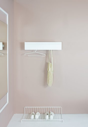 TORNA DESIGN Chaperone 80 knagerkke, m. 8 knager - hvid stl (B:77)