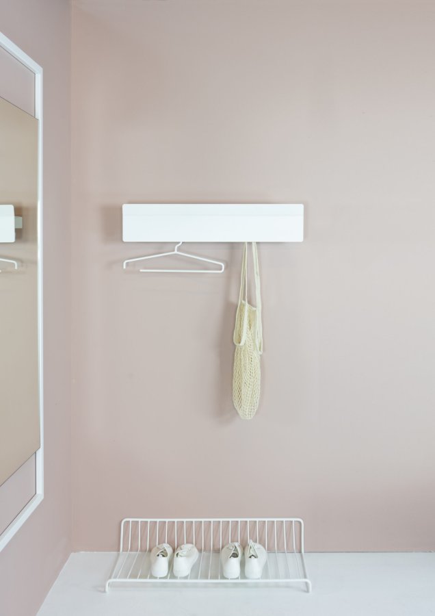 TORNA DESIGN Chaperone 80 knagerkke, m. 8 knager - hvid stl (B:77)