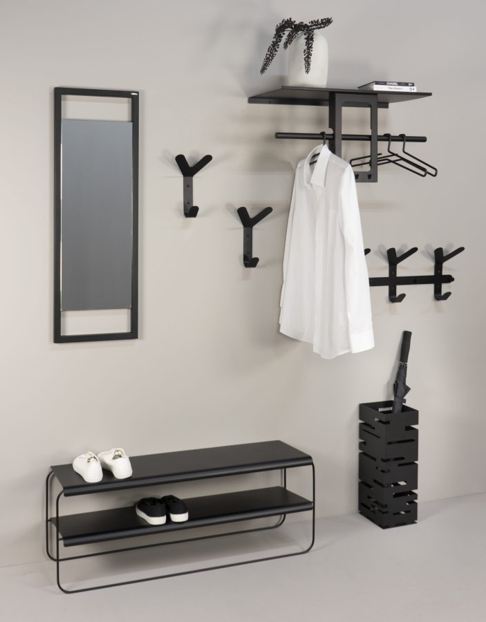 TORNA DESIGN Leaf knage - sort stl