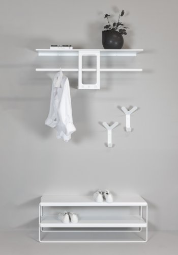 TORNA DESIGN Leaf knage - hvid stl