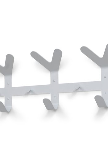 TORNA DESIGN Leaf knagerkke - hvid stl