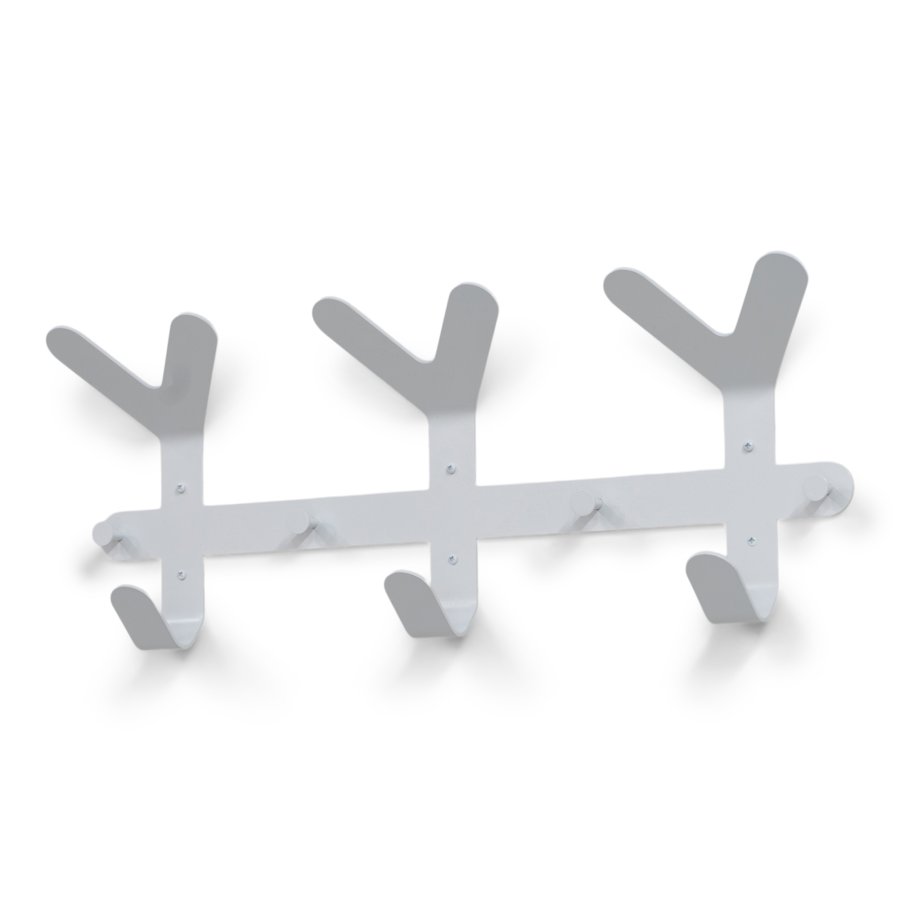 TORNA DESIGN Leaf knagerkke - hvid stl