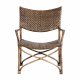 NOVASOLO Wickerworks Squire spisebordsstol - flettet rattan m. armln