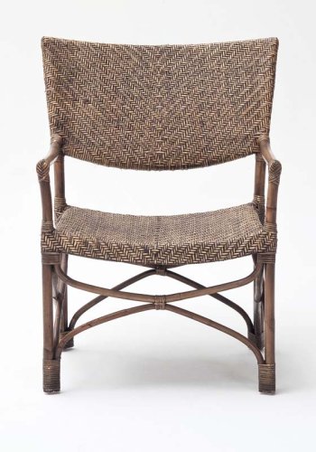 NOVASOLO Wickerworks Squire spisebordsstol - flettet rattan m. armln