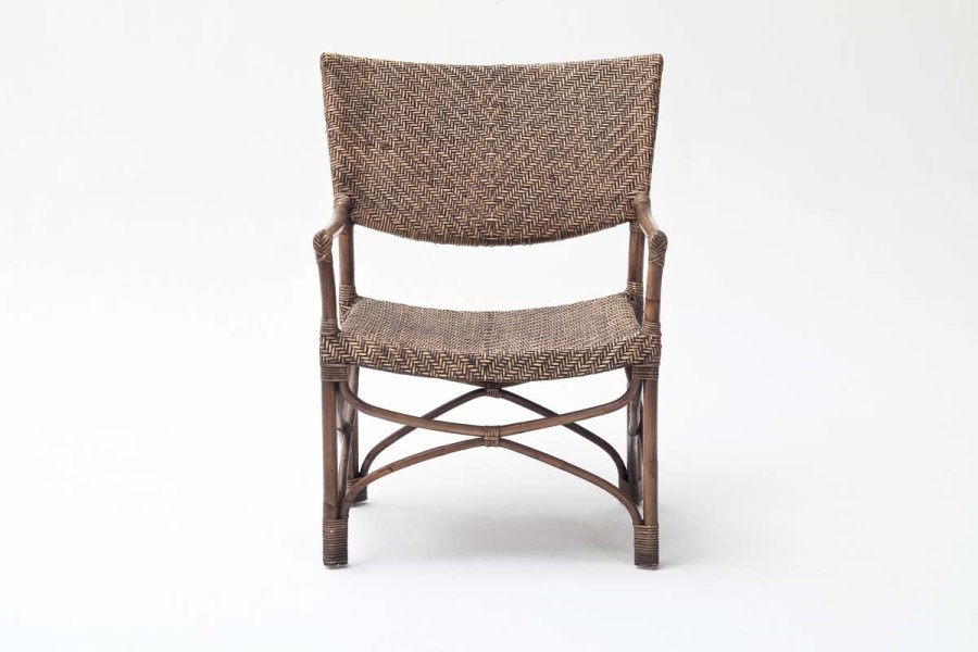 NOVASOLO Wickerworks Squire spisebordsstol - flettet rattan m. armln