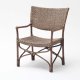 NOVASOLO Wickerworks Squire spisebordsstol - flettet rattan m. armln