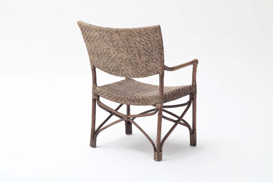 NOVASOLO Wickerworks Squire spisebordsstol - flettet rattan m. armln