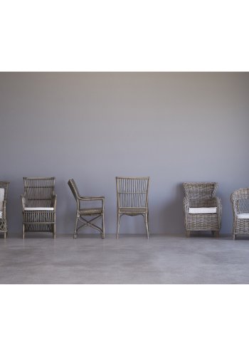 NOVASOLO Wickerworks Baron armstol - flettet rattan m. hynde