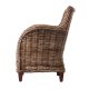 NOVASOLO Wickerworks Baron armstol - flettet rattan m. hynde