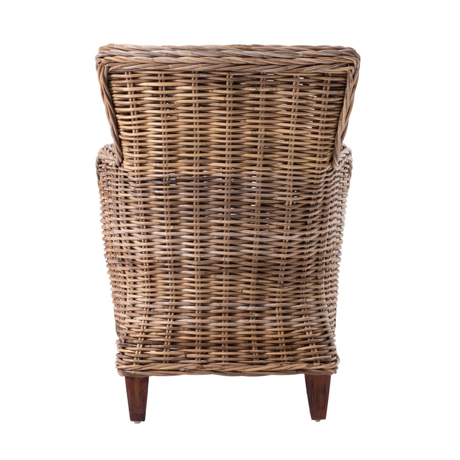 NOVASOLO Wickerworks Baron armstol - flettet rattan m. hynde