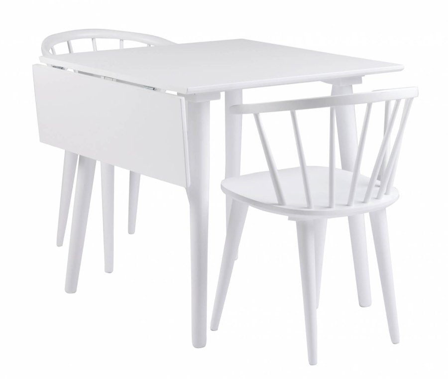 ROWICO Carmen spisebordsstol - hvidt tr, m. armln