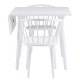 ROWICO Carmen spisebordsstol - hvidt tr, m. armln