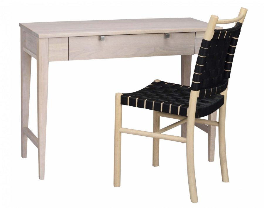 ROWICO Confetti konsolbord - hvidpigmenteret eg, m. skuffe