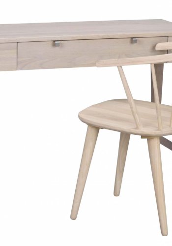 ROWICO Confetti konsolbord - hvidpigmenteret eg, m. skuffe