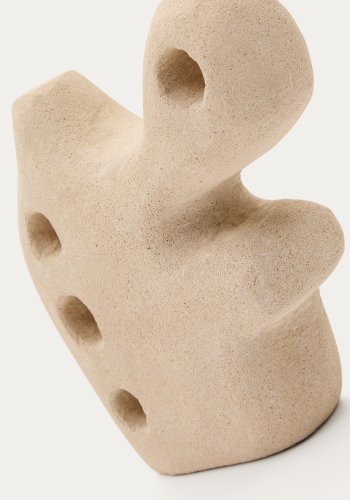 KAVE HOME Arif skulptur - beige sten (H:20cm)