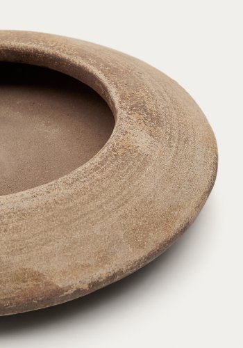 KAVE HOME Rivor terracotta plantekasse med naturlig finish 36cm