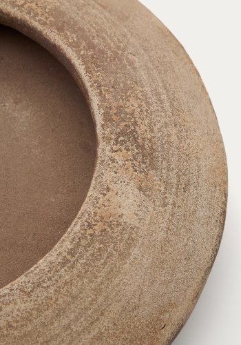 KAVE HOME Rivor terracotta plantekasse med naturlig finish 36cm