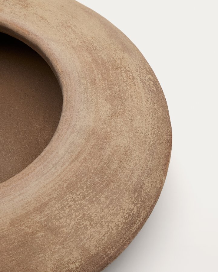 KAVE HOME Rivor terracotta plantekasse med naturlig finish 50cm