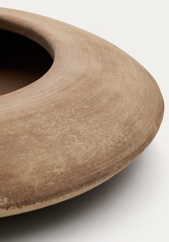 KAVE HOME Rivor terracotta plantekasse med naturlig finish 50cm