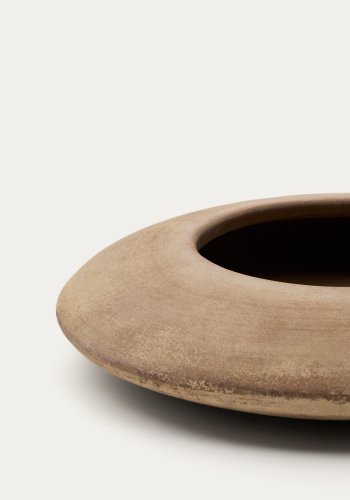 KAVE HOME Rivor terracotta plantekasse med naturlig finish 65cm